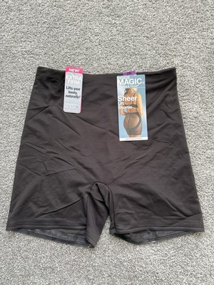 Naomi & Nicole Women s Inside Magic Sheer Lift Shortie Extra Firm 2XL MSRP $38
