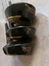 Vintage Wilson 1200 LT 1,4,5 Wood Drivers Steel Shafts R Flex Very Clean RH