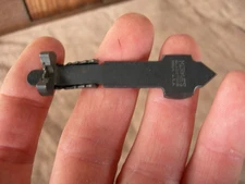 Vintage Marbles Carbine Sight With Elevator 2 3/8” Long Original, (used) 