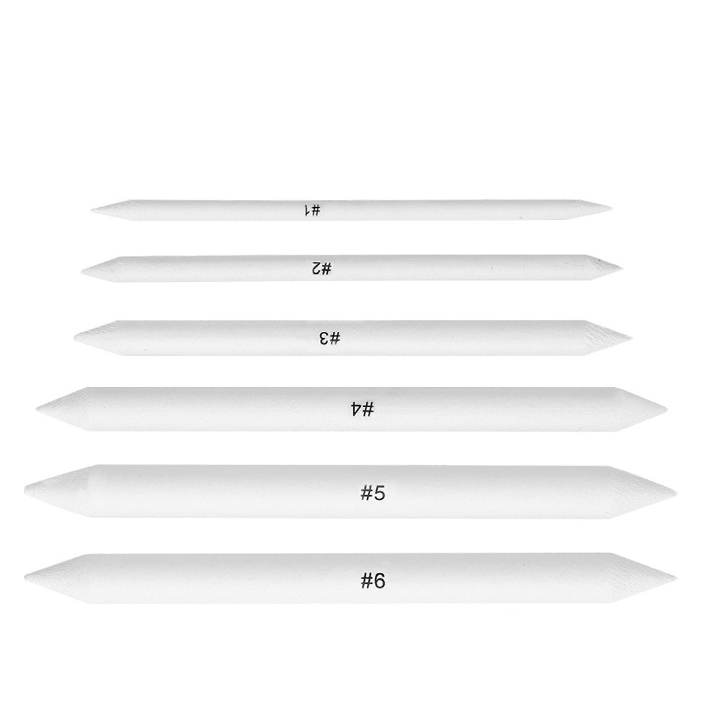 6 Pcs Highlight Chalk Pencils Blender for Colored Blending Tools Drawing