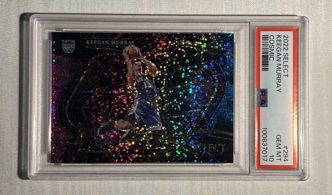 2022-23 Panini Select Courtside Keegan Murray #294 Cosmic (RC) PSA GEM MT 10