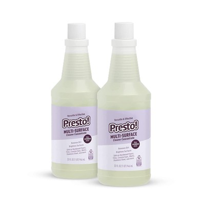 Amazon Brand   Presto! Multi-Surface Cleaner Concentrate, 2X Concentrated... 