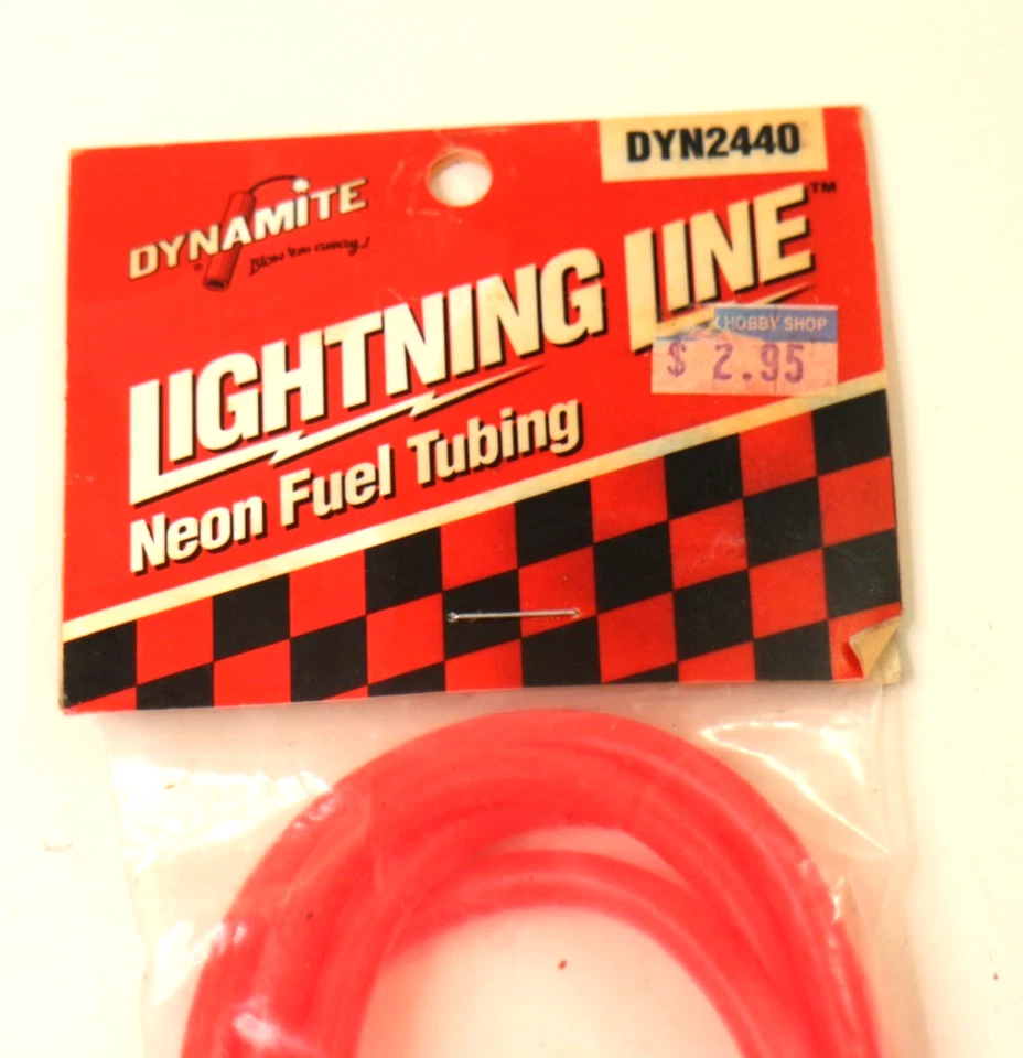 Dynamite Lightning Fuel Tubing  #DYN2440 Neon Orange New in Package - Image 4 of 4