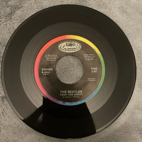 THE BEATLES 45 RPM 7" Twist And Shout B5624 error blank label Excellent TESTED