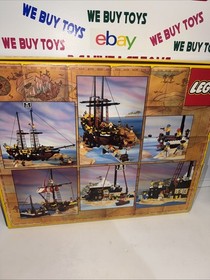 LEGO 6285 Black Seas Barracuda Legoland New Sealed Contents 1989 Acrylic Case