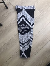 Harley Davidson Leggings Womens Heathered Gray and Black Logo Medium