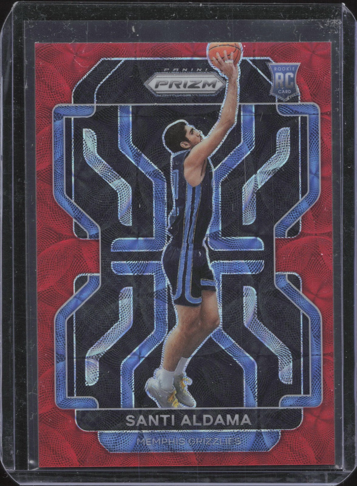 2021-22 Panini Prizm #276 Santi Aldama Choice Red #/88