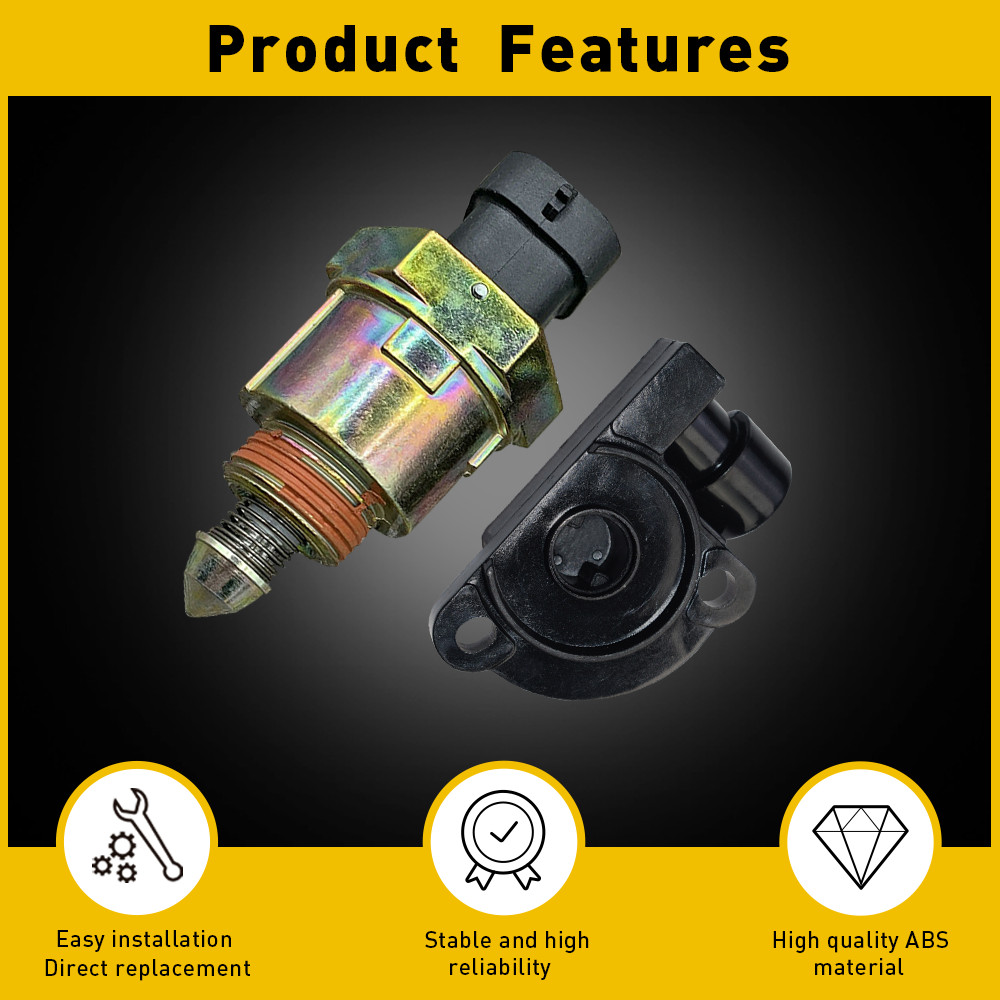 Idle Control Valve & Throttle Position Sensor Fit 91-95 Chevrolet C1500 C2500