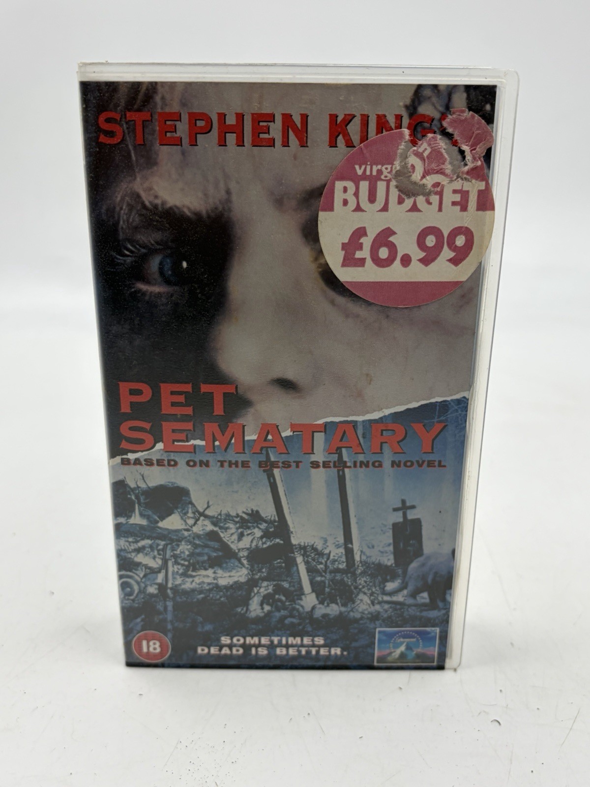 Pet Sematary 1989 VHS Video PAL UK Small Box Horror Stephen King