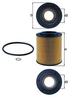 Knecht ÖLfilter Ø83,5Mm FüR Bmw 3 5 7 Z3 Alpina B3 Wiesmann MF3 Z4 X5 X3