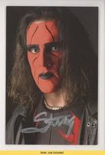 JSA Certified 1998 Panini WCW/nWo Photo Cards Sting #18 COA Auto 3c7