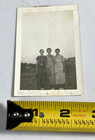 Antique Found Photo 3 Women Mid-Century Fashion Snapshot Original B&W — photo 4