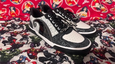 DISNEY NIGHTMARE BEFORE CHRISTMAS JACK SKELLINGTON MENS LOW TOP SNEAKERS 11.5