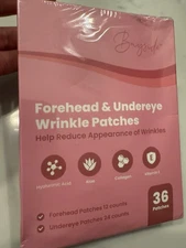 Bayside Forehead Wrinkle Patch Reusable Non-Invasive Wrinkle Treatment NEW 36pk