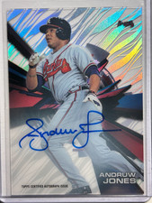 Andruw Jones AUTO Topps High Tek Grass Waves 2015 Certified Autograph Signature