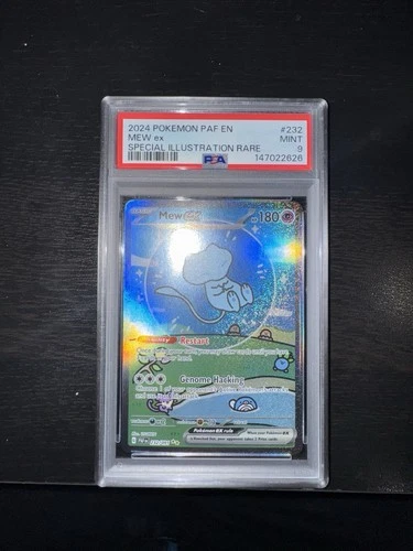 2024 Paldean Fates Bubble Mew EX Special Illustration Rare #232 PSA 9 Mint