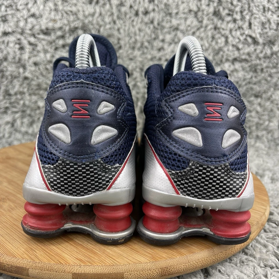 Zapatos Tenis Vintage Nike Shox 2004 Talla 6.5 Y Azul Rojo Plata Retro Y2K Foto 4 de 4