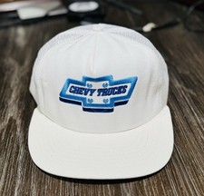 Vintage Chevy Trucks Hat Snapback Trucker Made In USA Chevrolet Meshback