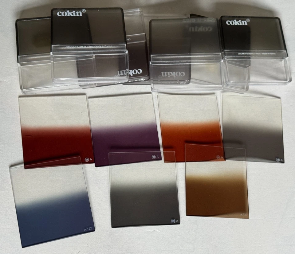 Set of 7 Cokin A series graduated Filters, in Case's - Image 2 of 2