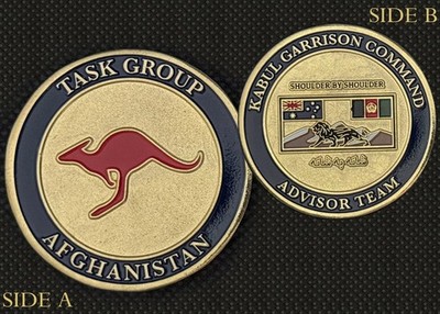 Afghanistan Task Group Kabul Garrison Advisor Team Challenge Coin 4#E
