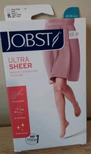 Jobst Ultra Sheer Compression Knee High Size S Black