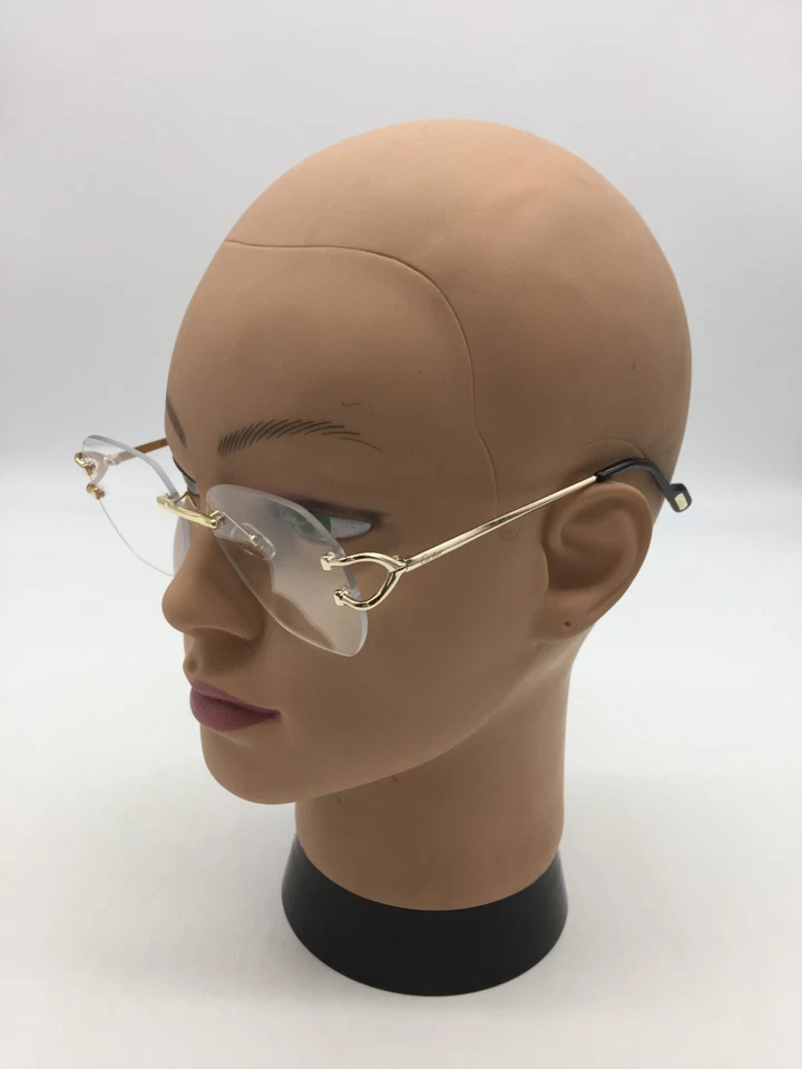 Cartier Rimless Gold Eyeglasses Optical Frame 56-15-140 - Image 3 of 4