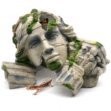 Reptile Cave Hideout Tank Accessories Decorations, Aquarium Hideaway Cave Fis...