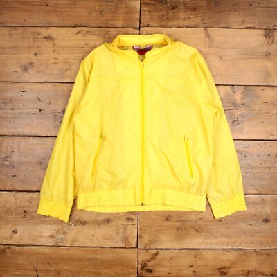 Vintage Grenadier Outdoor Jacke L 80er Windbreaker gelb