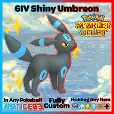 ✨ Shiny Umbreon 6IV ✨ Pokemon Scarlet & Violet 🚀 Fast 🚀