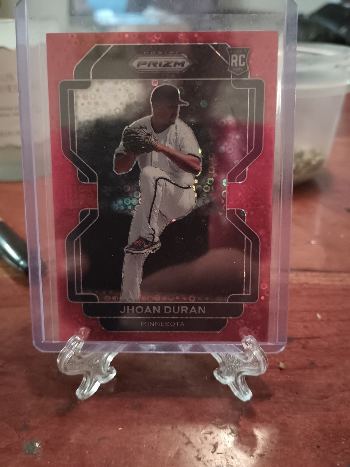 2022 Prizm Jhoan Duran Red Donuts 05/99 #30 Twins