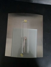 Wanduhr Edelstahl für Büro Office, Wohnzimmer modern ca. 27cm hoch ca.24cm breit