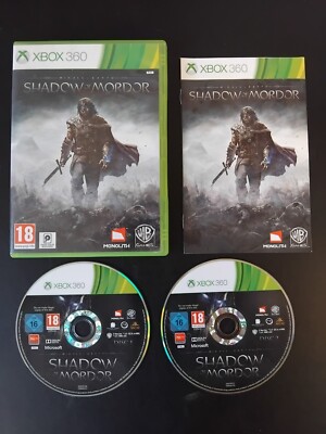 Middle Earth Shadow of Mordor - Xbox 360 Game - PAL - With Manual