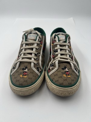 Size 10 Disney x Gucci Tennis 1977 Mickey Mouse for sale online