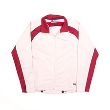 Asics Womens Sports Pastel Pink Track Jacket M