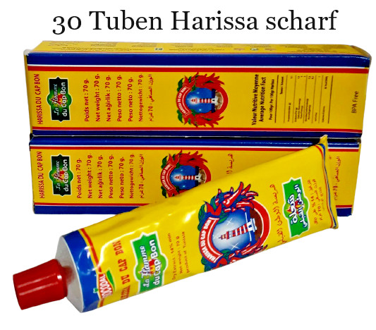 30 X Harissa De Túnez Pasta De Chile Picante Cap Bon Receta Original