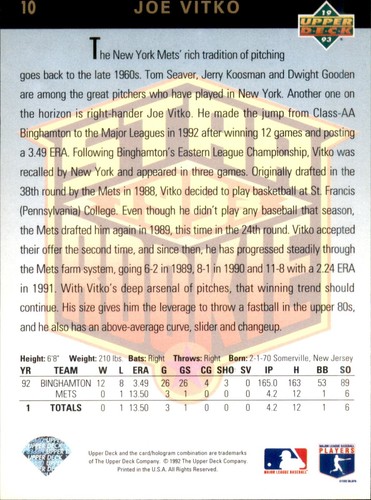 S2R11: 1992 Upper Deck Baseball Cards Pick from List 1-200 - Picture 20 of 400