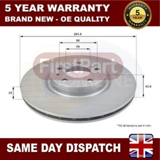 Fits Doblo Tipo 147 156 Combo + Other Models Firstpart Front Rear Brake Disc #1