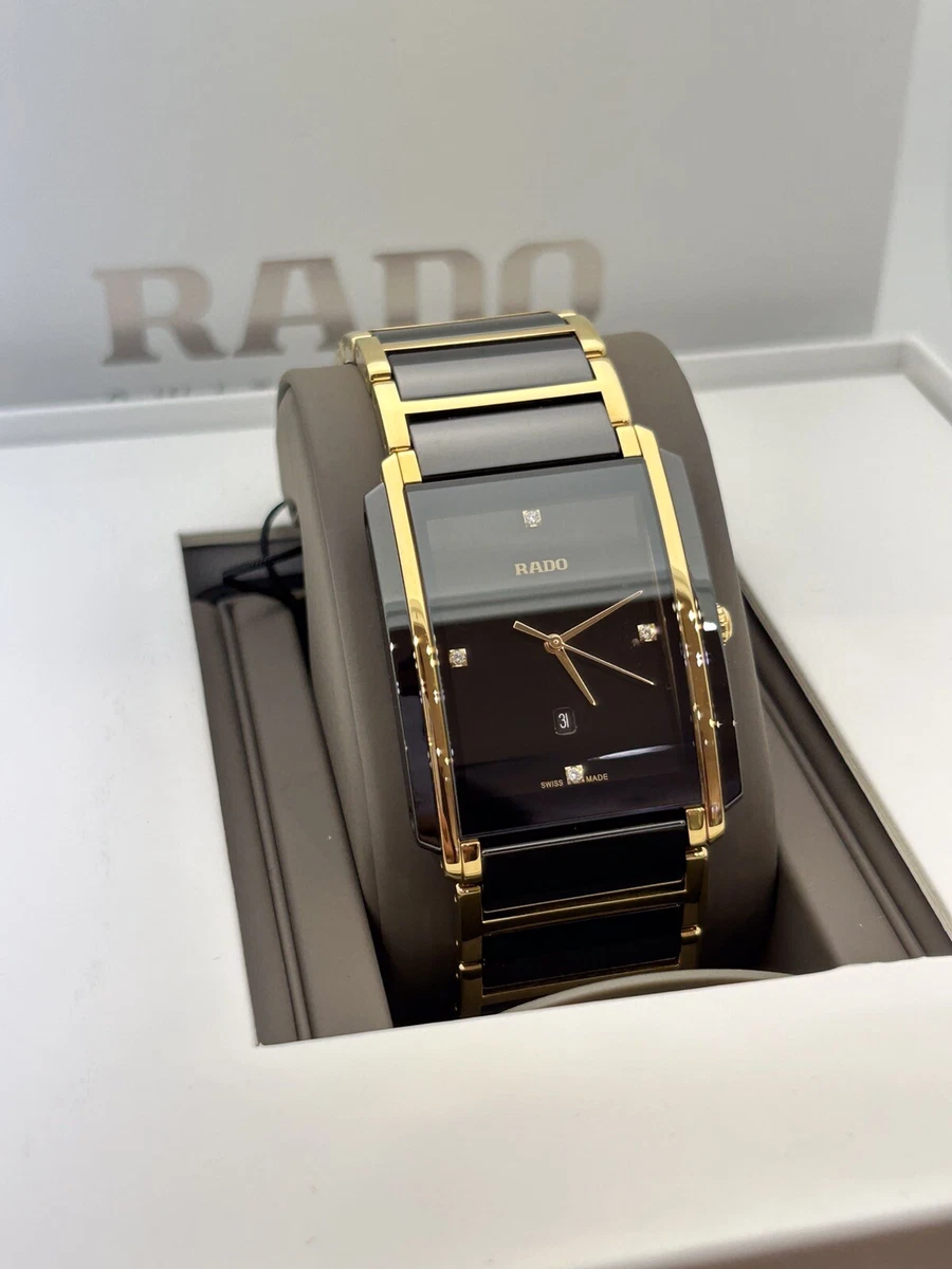 Rado Integral Jubile Black Dial Men s Watch R20204712 eBay
