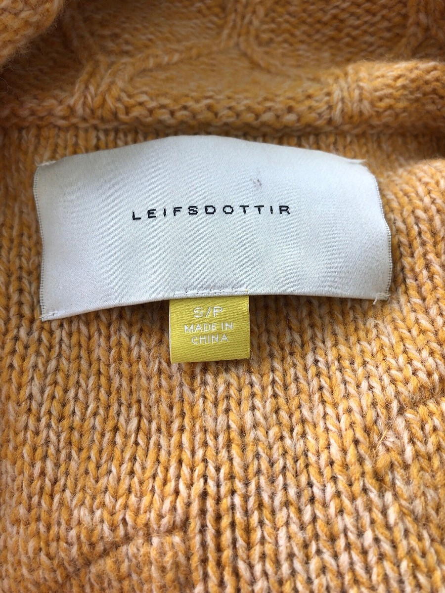 ANTHROPOLOGIE Leifsdottir Sylvan Scene Big Button Cardigan Sweater S  $188