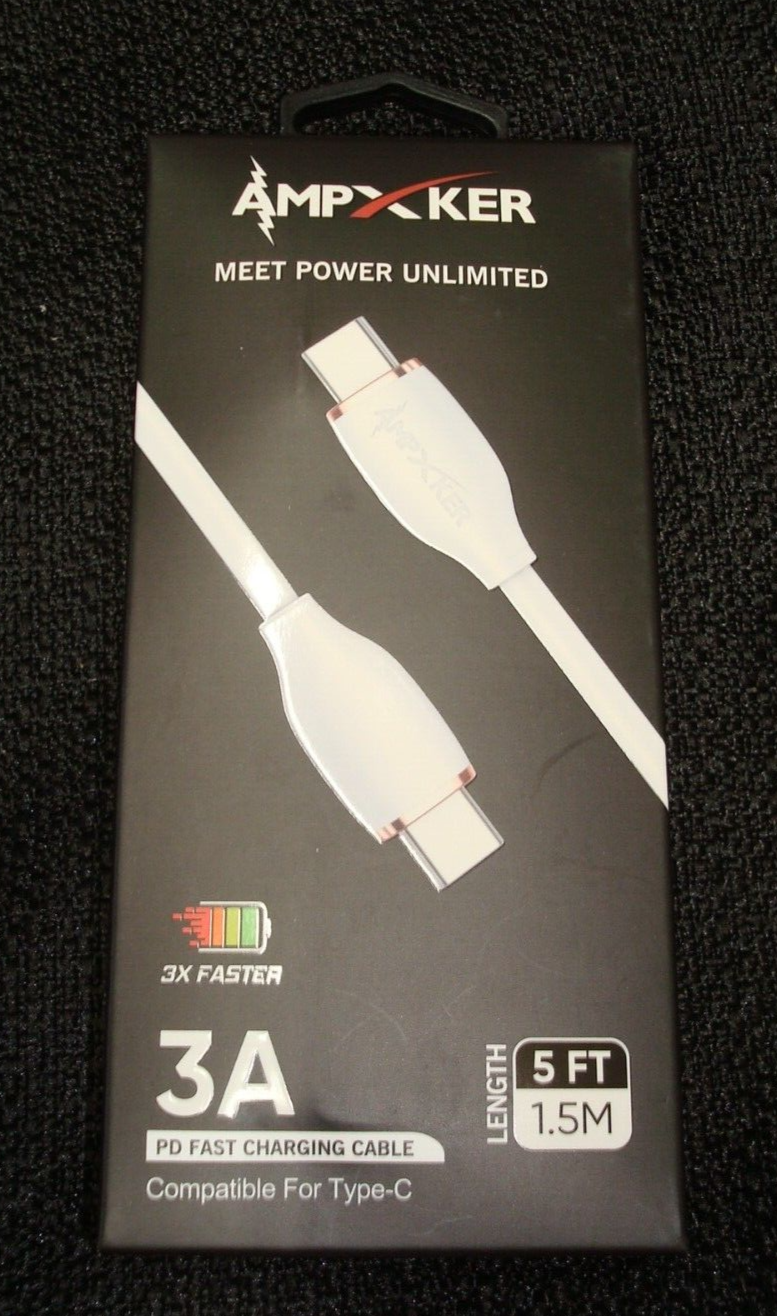 USB C to Type C Cable Fast Charging & Data Sync for Google Samsung LG Phones-image