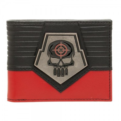 DC COMICS  Deadshot Bi-Fold Wallet With Metal Badge 