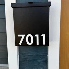 3 inch Bold house numbers letters; color choices