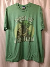 Star Wars Lucasfilm Tee Shirt Vtg. Yoda Blue Tag Sz. L