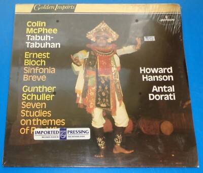 Hanson/Dorati COLIN MCPHEE Tabuh-Tabuhan BLOCH/SCHULLER Mercury SRI 75116 SEALED