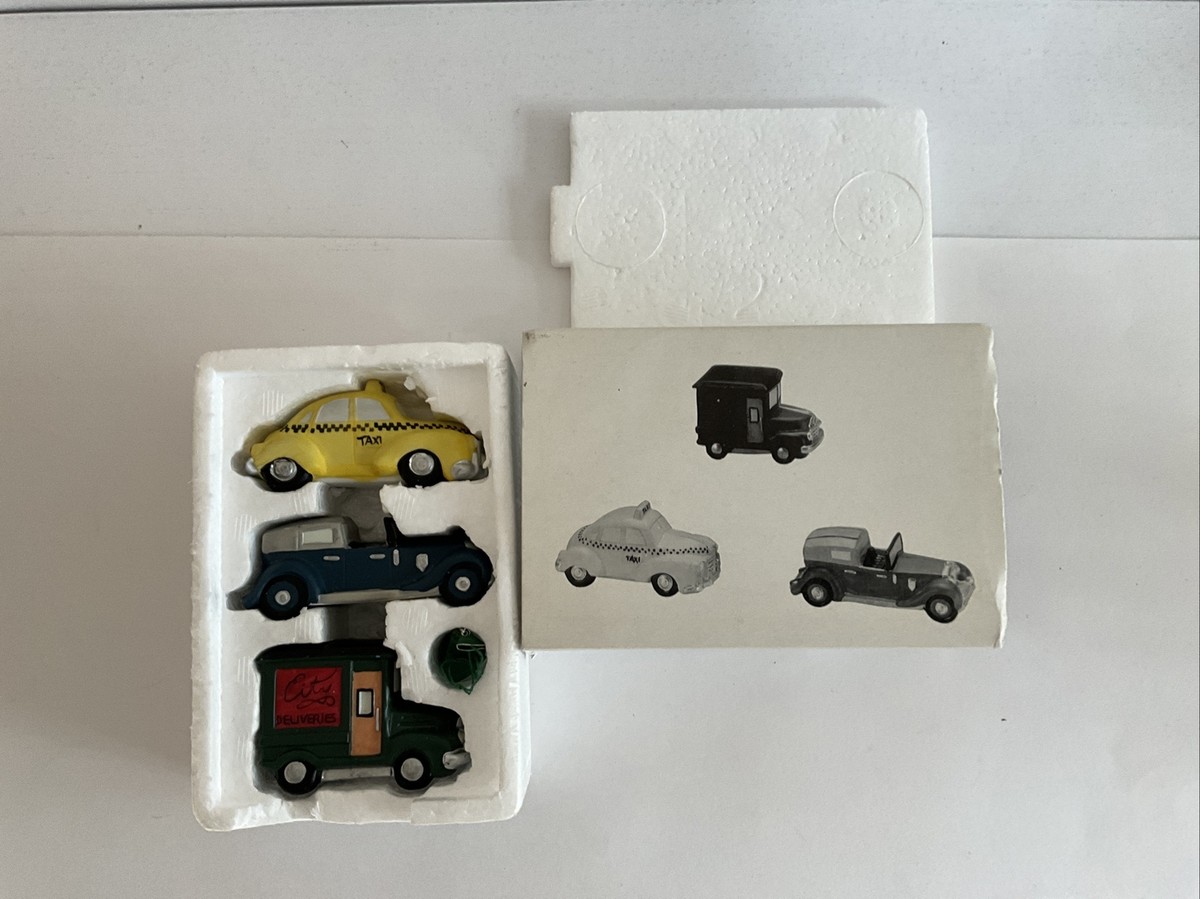 Dept 56 Heritage Village Collection Automobiles Set of 3 Cars