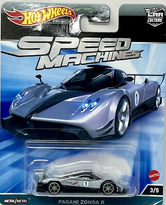 Hot Wheels Premium Car Culture Speed Machines PAGANI ZONDA R 1:64