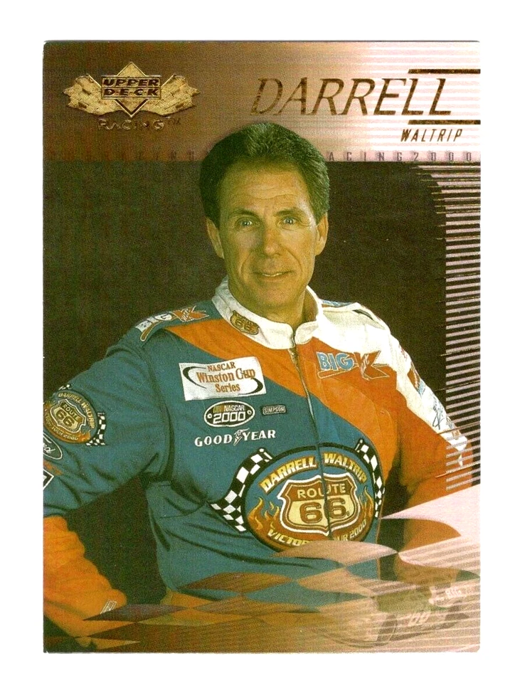 DARRELL WALTRIP 2000 UPPER DECK RACING 30 NASCAR ROUTE 66 AUTO RACING - Image 2 of 3