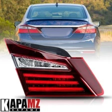 Driver Left Inner Tail Lights For 2016-2017 Honda Accord Rear Brake Tail Light
