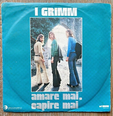 DIE GRIMM - NIE LIEBEN, NIE VERSTEHEN / KÖNIGIN UND KÖNIG - 7'' 45 RPM ITALY 1973 - EX/VG+