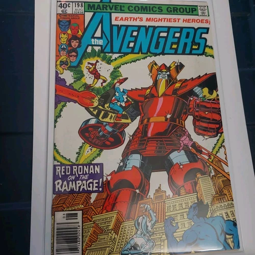 Avengers #198 Red Ronan Appearance Marvel COMICS 1980 VINTAGE PEREZ JACOSTA